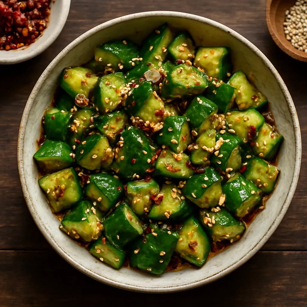TikTok Cucumber Salad