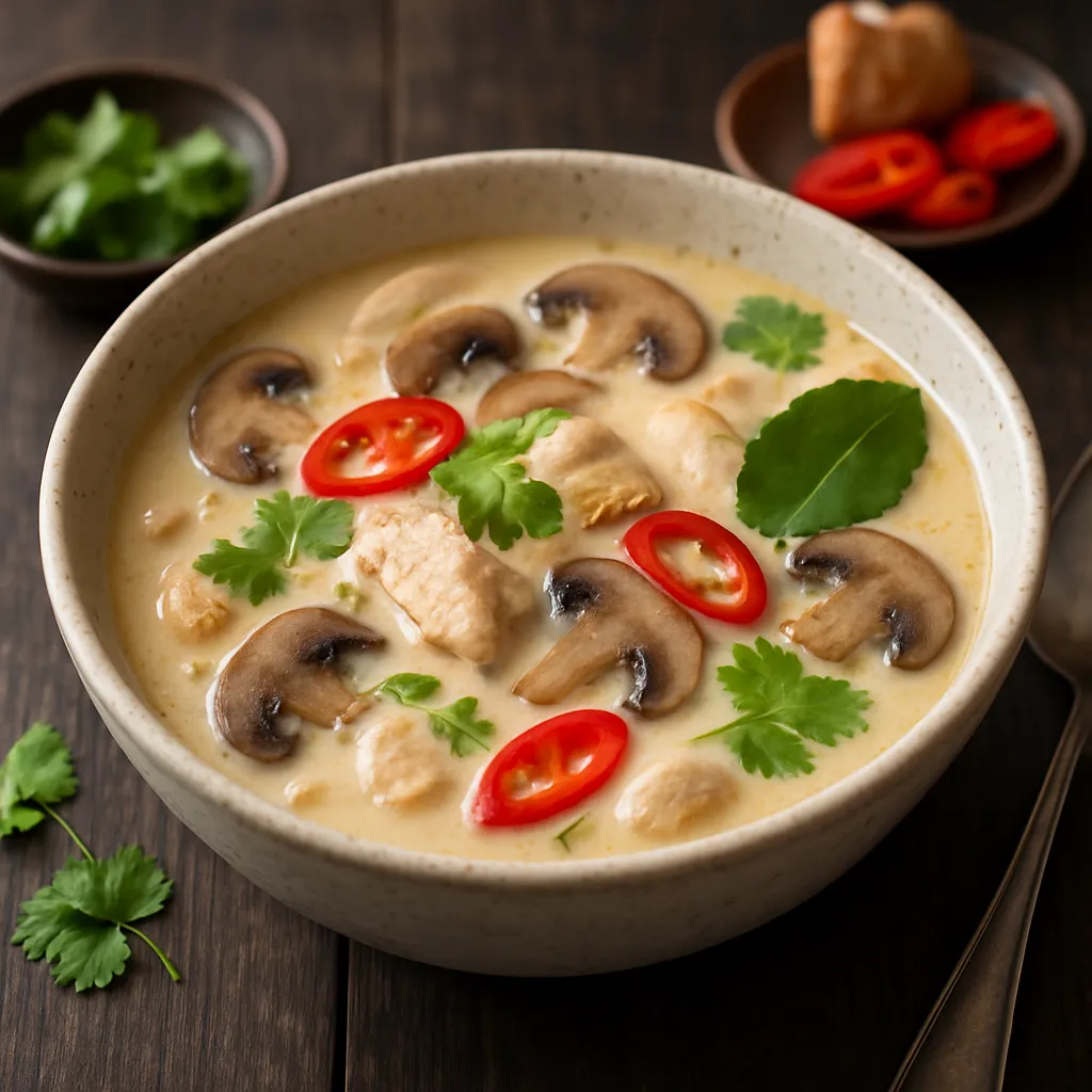 Tom Kha Gai (Thai Coconut Soup)
